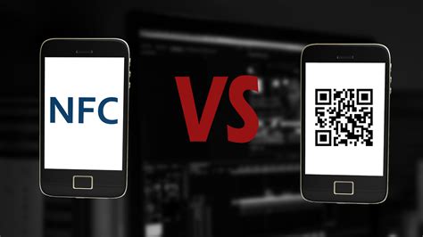 nfc tag vs qr|qr code with nfc.